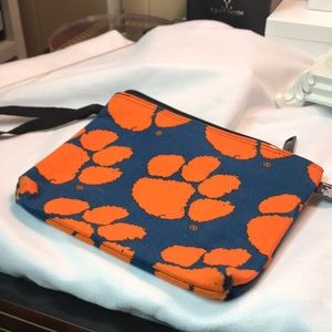 Broad Bay Clemson Wristlet